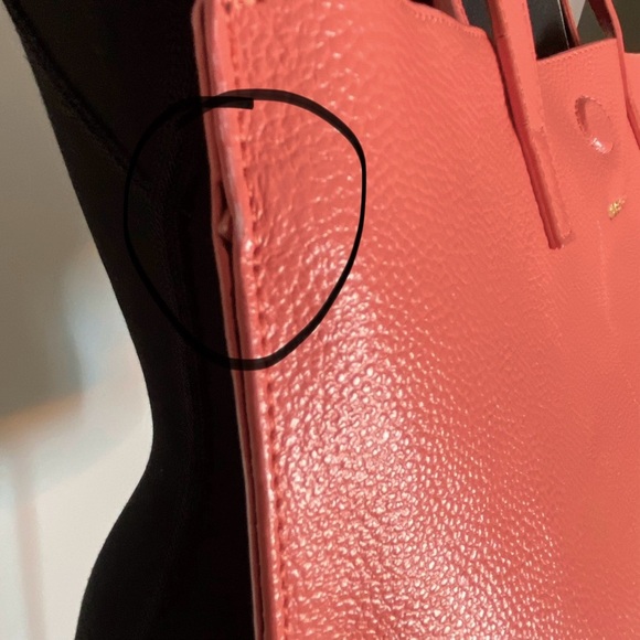 UNDER ONE SKY Pink Vegan Leather Tote with Attached Wallet Large Roomy - Picture 12 of 15